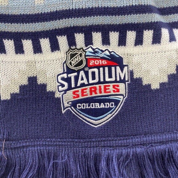 Colorado 2016 Stadium Series NHL Scarf NEW Reebok NWT - Picture 3 of 9